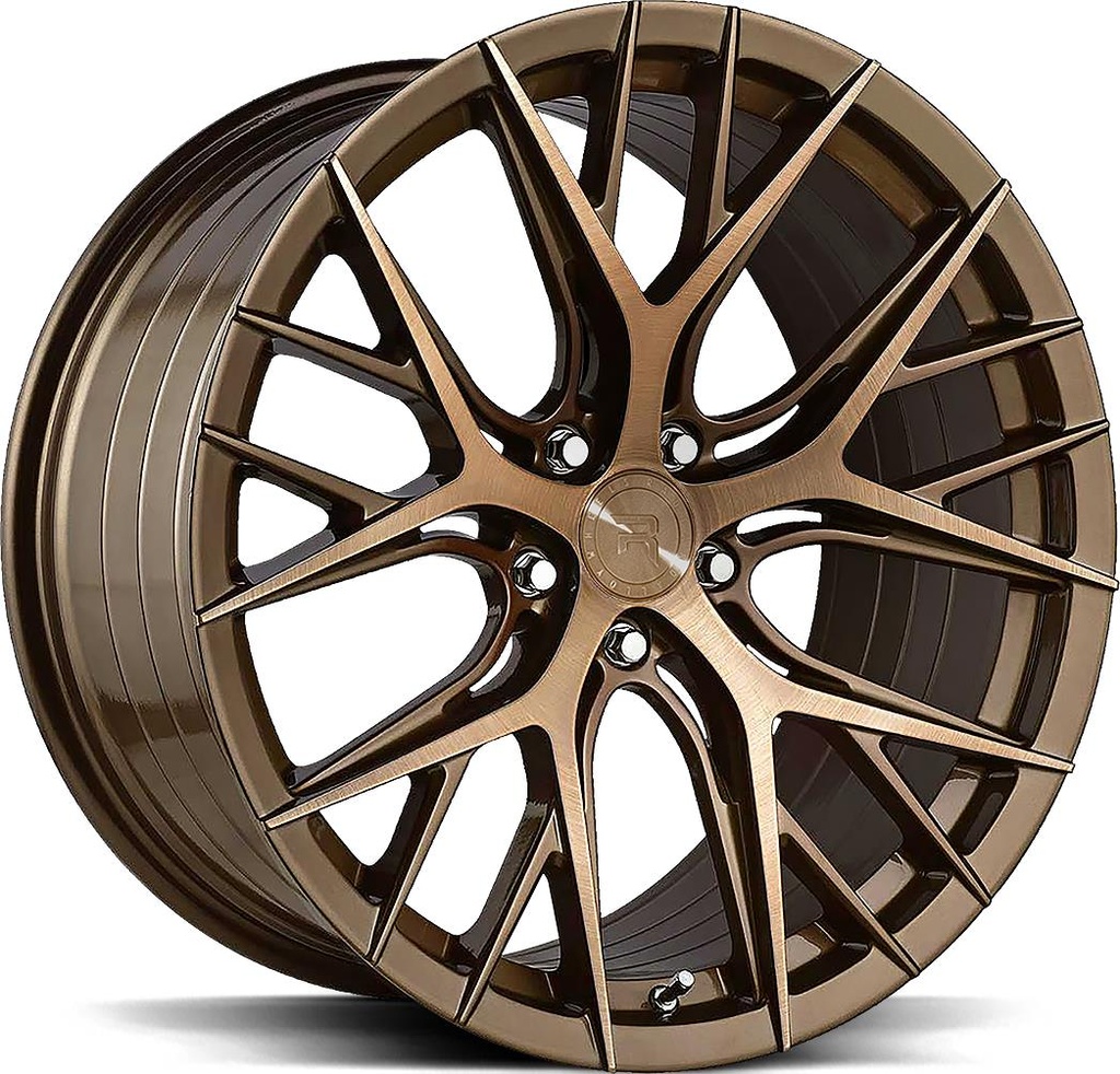 R-SERIES R16 BRUSH DUAL BRONZE 8.5x19 5/114.3 ET32 CB64.1