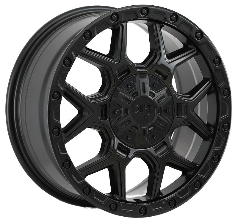 STATUSFÄLGAR D213 FLATBLACK 8x18 5/118-130 ET48 CB84.1