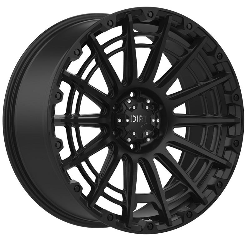 STATUSFÄLGAR D56 FLATBLACK 9x20 6/135 ET25 CB87.1